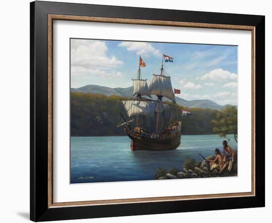 Half Moon on the Hudson-John Zaccheo-Framed Giclee Print