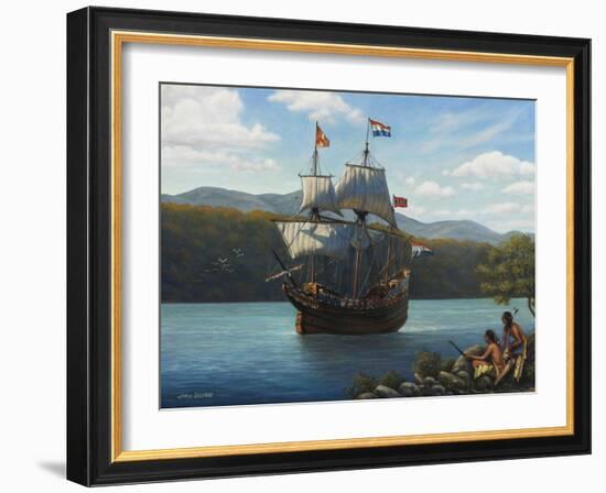 Half Moon on the Hudson-John Zaccheo-Framed Giclee Print