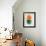 Half Moons and Tangerine Circle-Eline Isaksen-Framed Art Print displayed on a wall