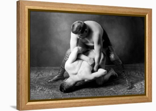 Half Nelson-null-Framed Stretched Canvas