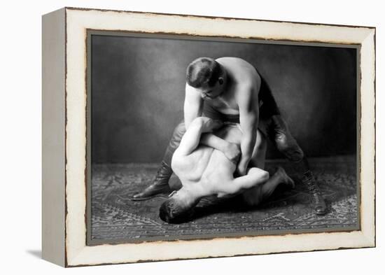 Half Nelson-null-Framed Stretched Canvas