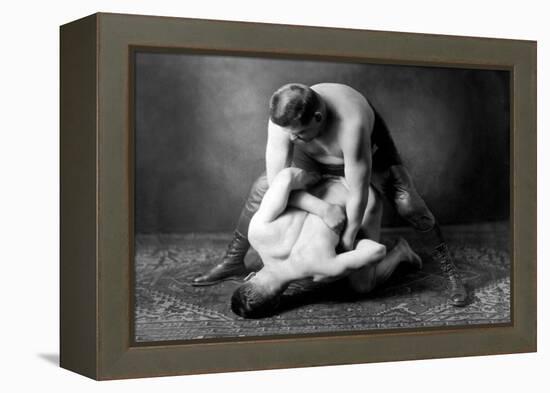 Half Nelson-null-Framed Stretched Canvas