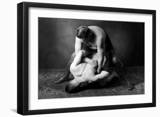 Half Nelson-null-Framed Art Print