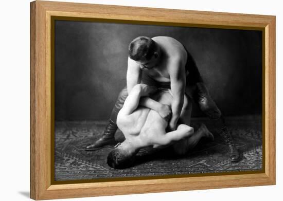 Half Nelson-null-Framed Stretched Canvas