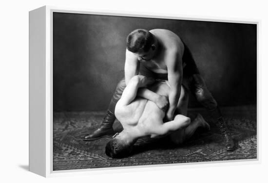 Half Nelson-null-Framed Stretched Canvas