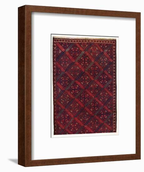 Half of an Ersari Turkoman rug, c1700-Unknown-Framed Giclee Print