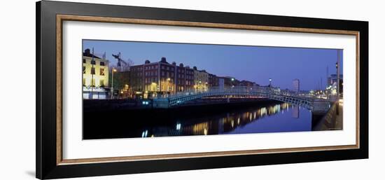 Half Penny Bridge, River Liffey, Dublin, Ireland-Jon Arnold-Framed Photographic Print