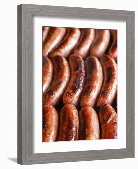 Half-Smokes, the Washington DC Style Sausage.-Jon Hicks-Framed Photographic Print