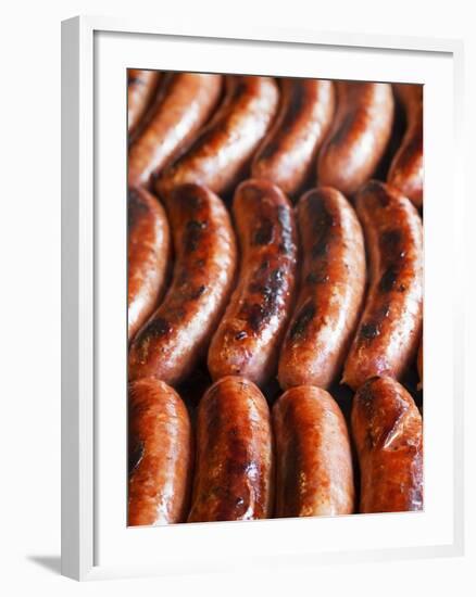 Half-Smokes, the Washington DC Style Sausage.-Jon Hicks-Framed Photographic Print