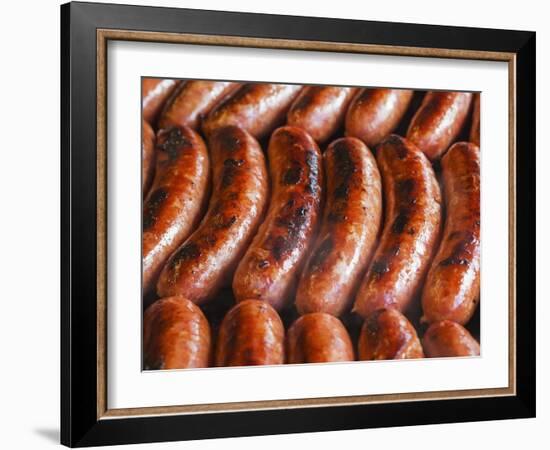 Half-Smokes, the Washington DC Style Sausage.-Jon Hicks-Framed Photographic Print