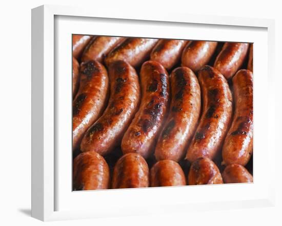 Half-Smokes, the Washington DC Style Sausage.-Jon Hicks-Framed Photographic Print