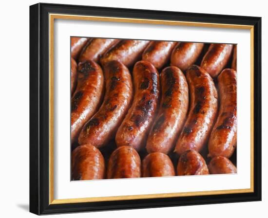 Half-Smokes, the Washington DC Style Sausage.-Jon Hicks-Framed Photographic Print