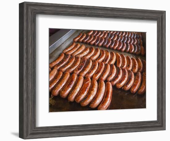 Half-Smokes, the Washington DC Style Sausage.-Jon Hicks-Framed Photographic Print