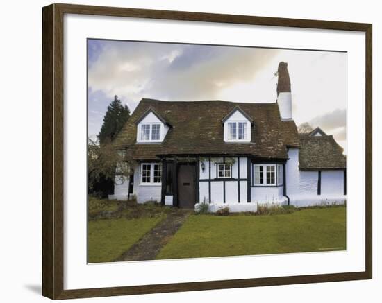 Half Timbered Cottage in Village of Welford on Avon, Warwickshire, England, United Kingdom-David Hughes-Framed Photographic Print