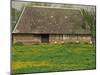 Half Timbered Farm Building Near Pont Audemer, Marais Vernier, Haute Normandie, France-Michael Busselle-Mounted Photographic Print