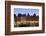 Half-timbered houses and Justitia Fountain at Roemerberg square, Frankfurt, Hesse, Germany, Europe-Markus Lange-Framed Photographic Print