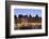 Half-timbered houses and Justitia Fountain at Roemerberg square, Frankfurt, Hesse, Germany, Europe-Markus Lange-Framed Photographic Print