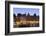 Half-timbered houses and Justitia Fountain at Roemerberg square, Frankfurt, Hesse, Germany, Europe-Markus Lange-Framed Photographic Print