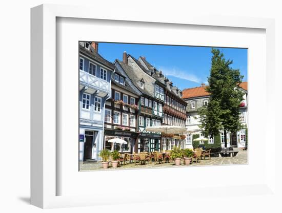 Half-Timbered Houses, Goslar, UNESCO World Heritage Site, Harz, Lower Saxony, Germany, Europe-G & M Therin-Weise-Framed Photographic Print