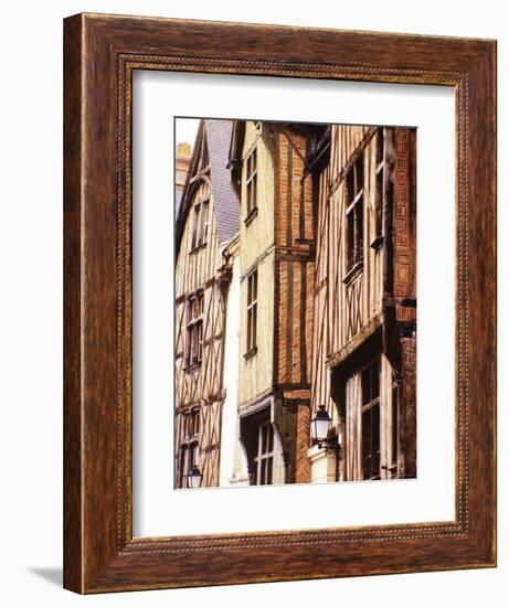 Half-Timbered Houses, Old Town, Tours, Loire Valley, France-David Hughes-Framed Photographic Print