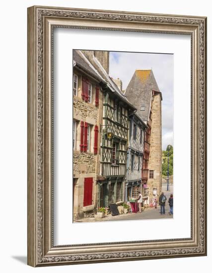 Half Timbered Houses, Old Town, Treguier, Cotes D'Armor, Brittany, France, Europe-Guy Thouvenin-Framed Photographic Print