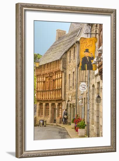 Half Timbered Houses, Old Town, Treguier, Cotes D'Armor, Brittany, France, Europe-Guy Thouvenin-Framed Photographic Print