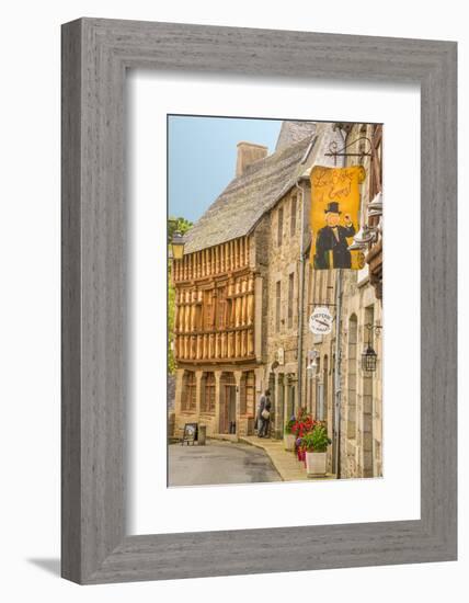 Half Timbered Houses, Old Town, Treguier, Cotes D'Armor, Brittany, France, Europe-Guy Thouvenin-Framed Photographic Print