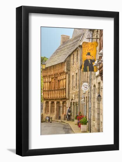 Half Timbered Houses, Old Town, Treguier, Cotes D'Armor, Brittany, France, Europe-Guy Thouvenin-Framed Photographic Print