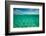 Half Water Half Land, Clouds over the Pacific Ocean, Bora Bora, French Polynesia-null-Framed Photographic Print