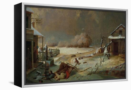 Half-Way House, 1864-David Gilmour Blythe-Framed Premier Image Canvas