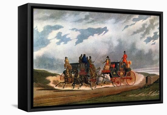 Half Way (Leeds Coac), 1837-Charles Cooper Henderson-Framed Premier Image Canvas