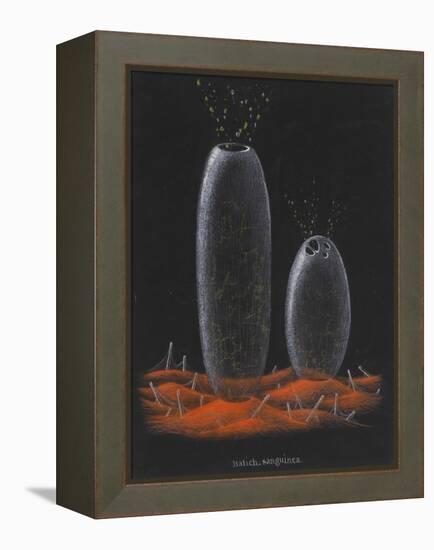 Halichondria Sanguinea: Sponge-Philip Henry Gosse-Framed Premier Image Canvas