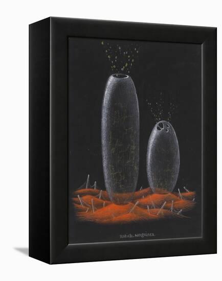 Halichondria Sanguinea: Sponge-Philip Henry Gosse-Framed Premier Image Canvas