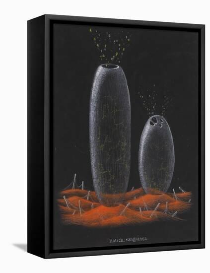 Halichondria Sanguinea: Sponge-Philip Henry Gosse-Framed Premier Image Canvas