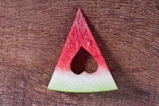 Fresh Slice of Watermelon-Halimqomarudin-Mounted Photographic Print