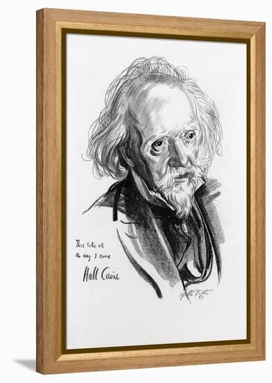 Hall Caine, Writer-null-Framed Stretched Canvas