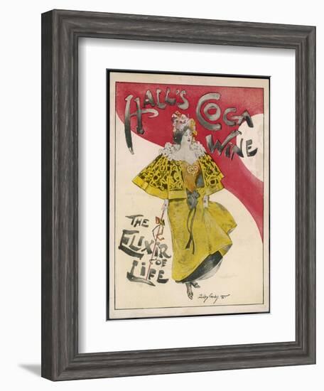 Hall Coca Wine-Dudley Hardy-Framed Art Print