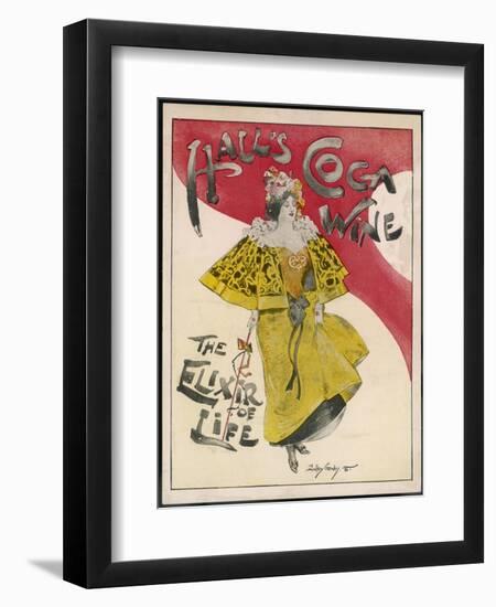 Hall Coca Wine-Dudley Hardy-Framed Art Print