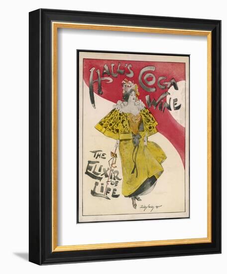 Hall Coca Wine-Dudley Hardy-Framed Art Print