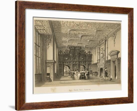 Hall, Crewe Hall, Cheshire-Joseph Nash-Framed Giclee Print