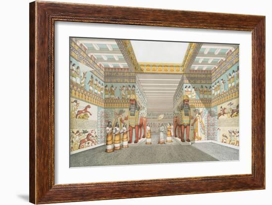 Hall in Assyrian palace (restored), 1849-Austen Henry Layard-Framed Giclee Print