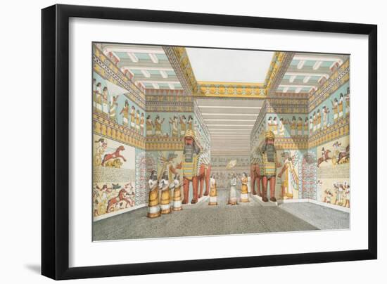 Hall in Assyrian palace (restored), 1849-Austen Henry Layard-Framed Giclee Print