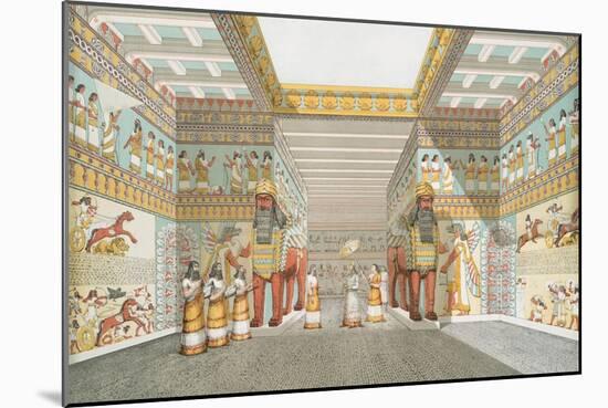 Hall in Assyrian palace (restored), 1849-Austen Henry Layard-Mounted Giclee Print