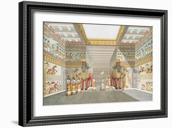 Hall in Assyrian palace (restored), 1849-Austen Henry Layard-Framed Giclee Print