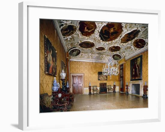 Hall of Brustolon, Ca' Rezzonico, Venice, Veneto, Italy-null-Framed Giclee Print