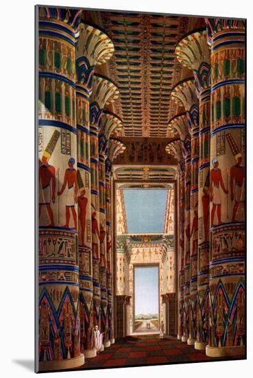 Hall of Columns, Karnak, Egypt, 1908-1909-null-Mounted Giclee Print