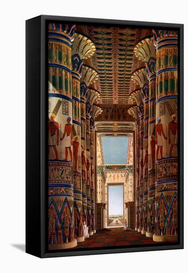 Hall of Columns, Karnak, Egypt, 1908-1909-null-Framed Premier Image Canvas