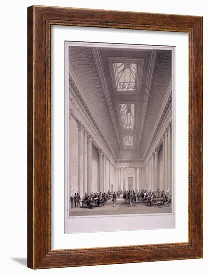 Hall of Commerce, Threadneedle Street, London, C1850-George Hawkins-Framed Giclee Print