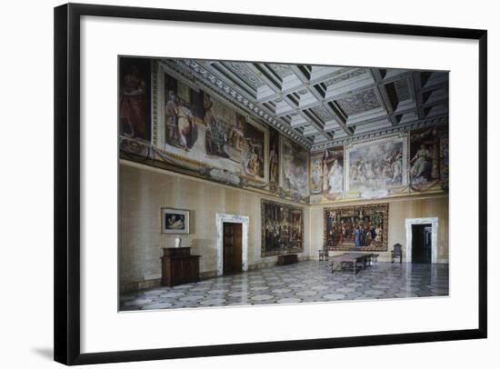 Hall of Constantine, Lateran Palace, Rome, Vatican City, Italy, 16th Century-null-Framed Giclee Print