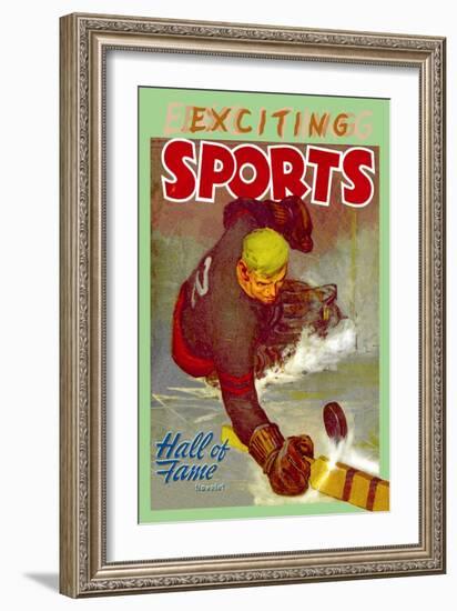 Hall of Fame Goalie-null-Framed Art Print